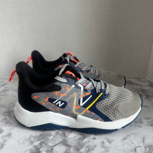 New Balance Kids' Rave Run V2 Lace-Up Running Shoes Size 2 Little Kid (PKRAVGN2) - Picture 5 of 10